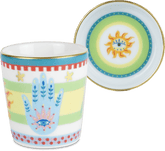 Mix-&-Match 6 Espresso Cup Set - Mamma Mia - Baci Milano